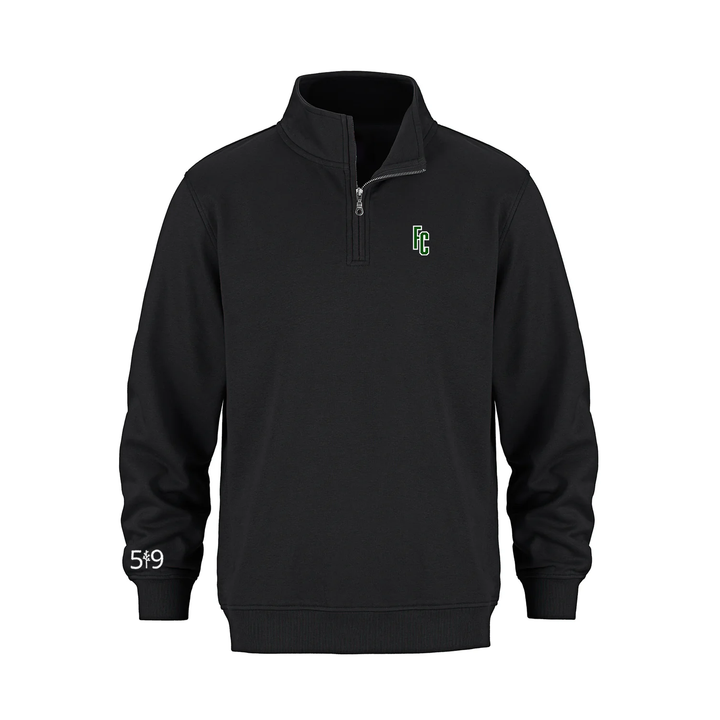 FOREST CITY 'FC' EMBROIDERED 1/4 ZIP (UNISEX)