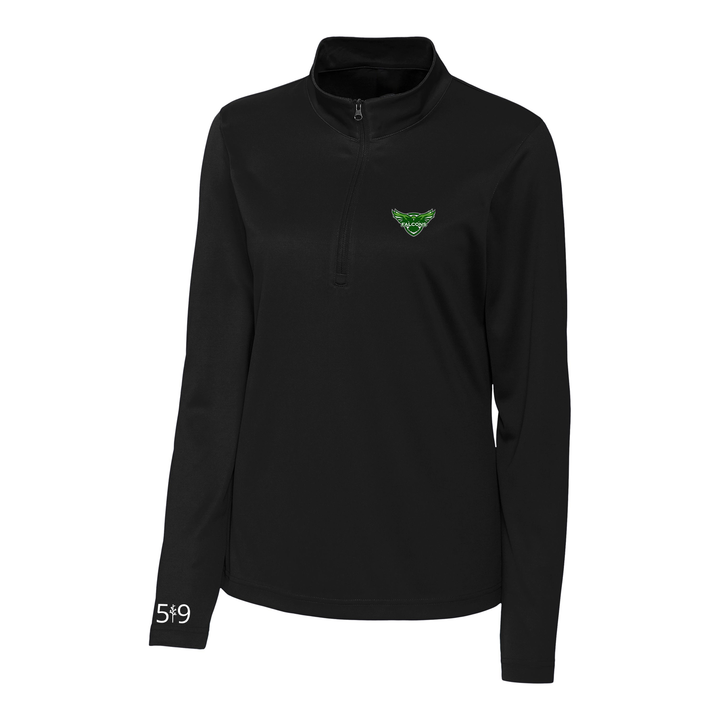 FOREST CITY EMBROIDERED ATHLETIC 1/4 ZIP (WOMENS)
