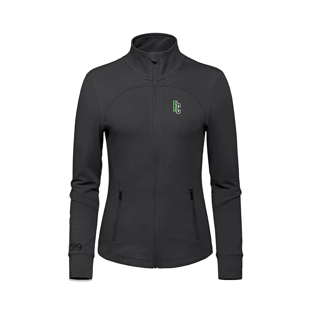 FOREST CITY 'FC' EMBROIDERED FRENCH TERRY ZIP-UP (WOMENS)