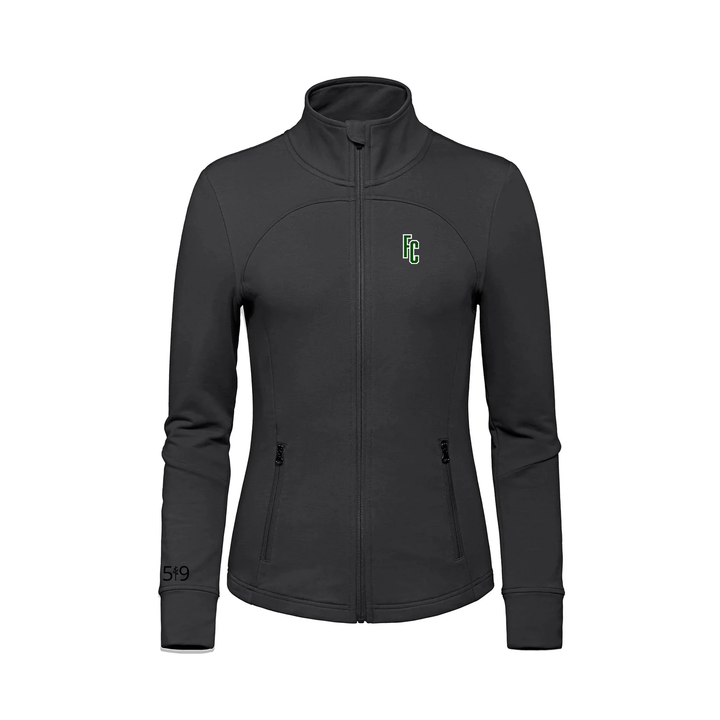 FOREST CITY 'FC' EMBROIDERED FRENCH TERRY ZIP-UP (WOMENS)