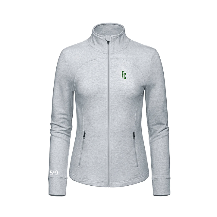 FOREST CITY 'FC' EMBROIDERED FRENCH TERRY ZIP-UP (WOMENS)