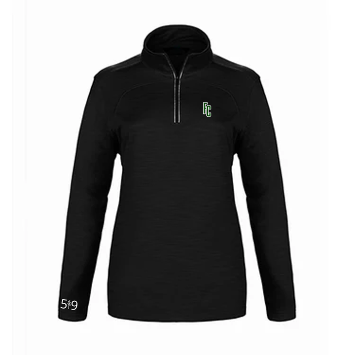 FOREST CITY 'FC' EMBROIDERED PREMIUM ATHLETIC 1/4 ZIP (WOMENS)