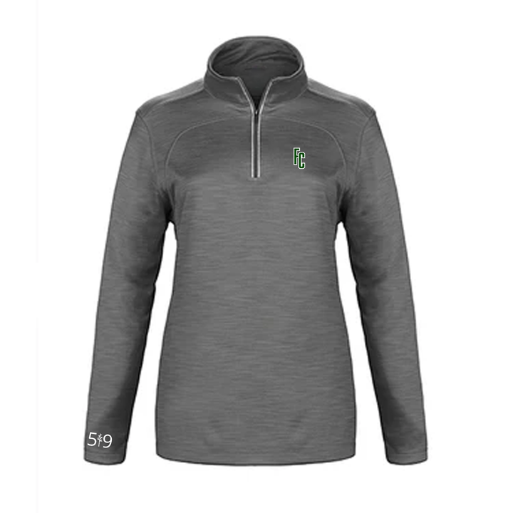 FOREST CITY 'FC' EMBROIDERED PREMIUM ATHLETIC 1/4 ZIP (WOMENS)