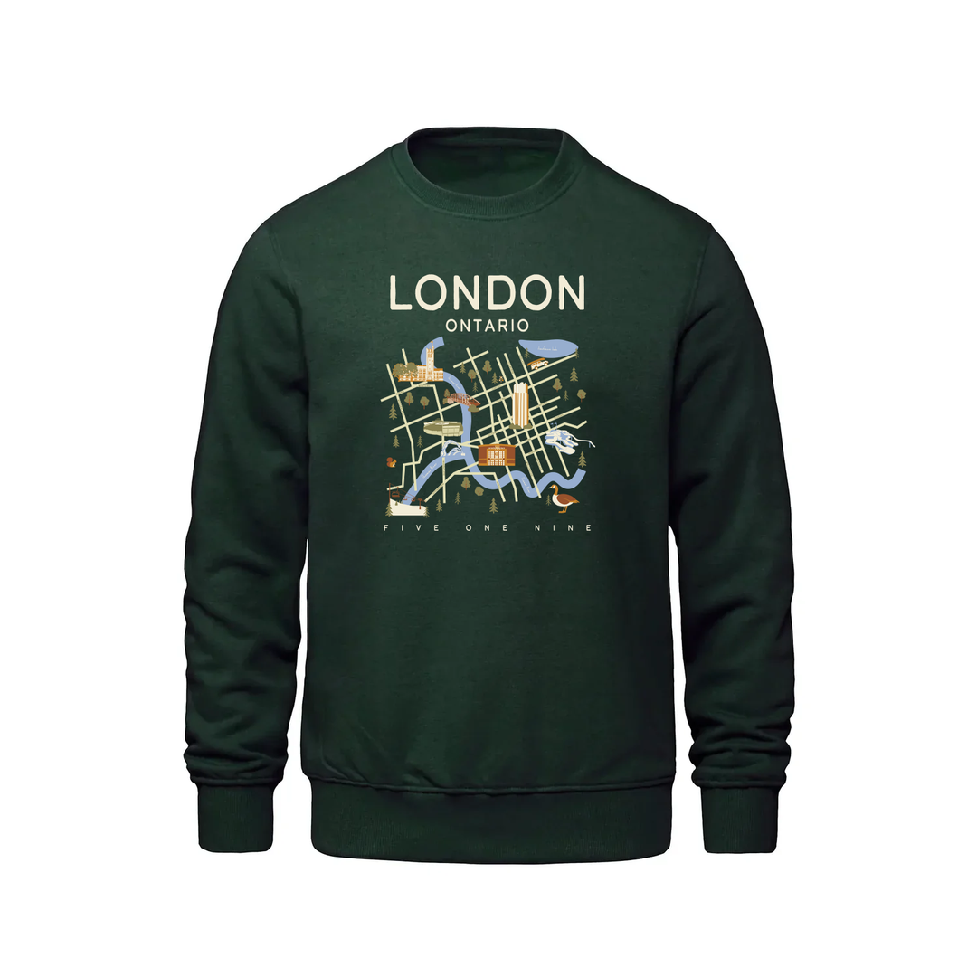 LONDON LANDMARKS CREW (UNISEX)