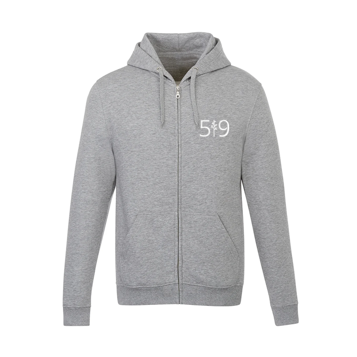 519 EMBROIDERED FULL ZIP (UNISEX)