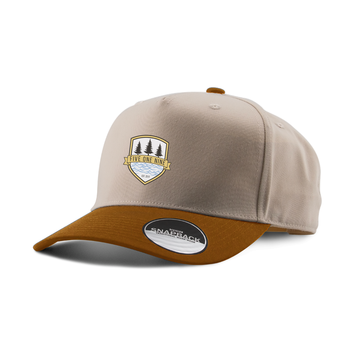 GONE CAMPING TWO-TONED PANEL CAP
