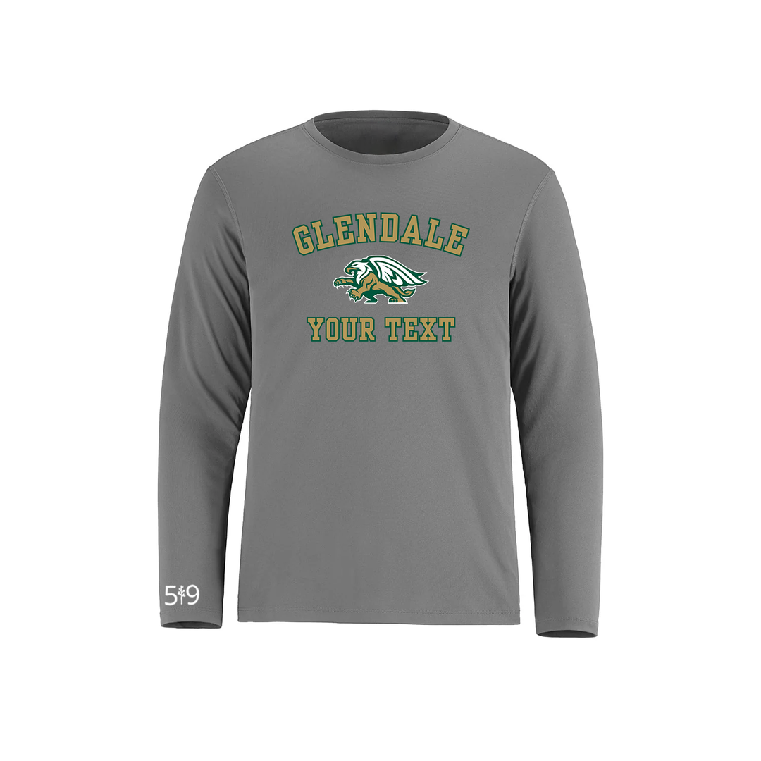 GLENDALE CUSTOMIZABLE ATHLETIC LONG SLEEVE (UNISEX)