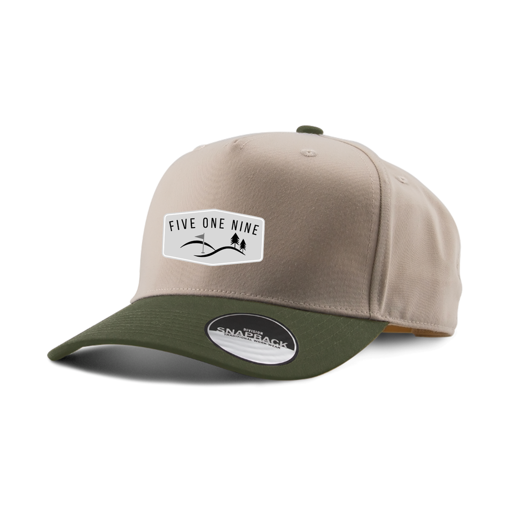 GONE GOLFING TWO-TONED PANEL CAP
