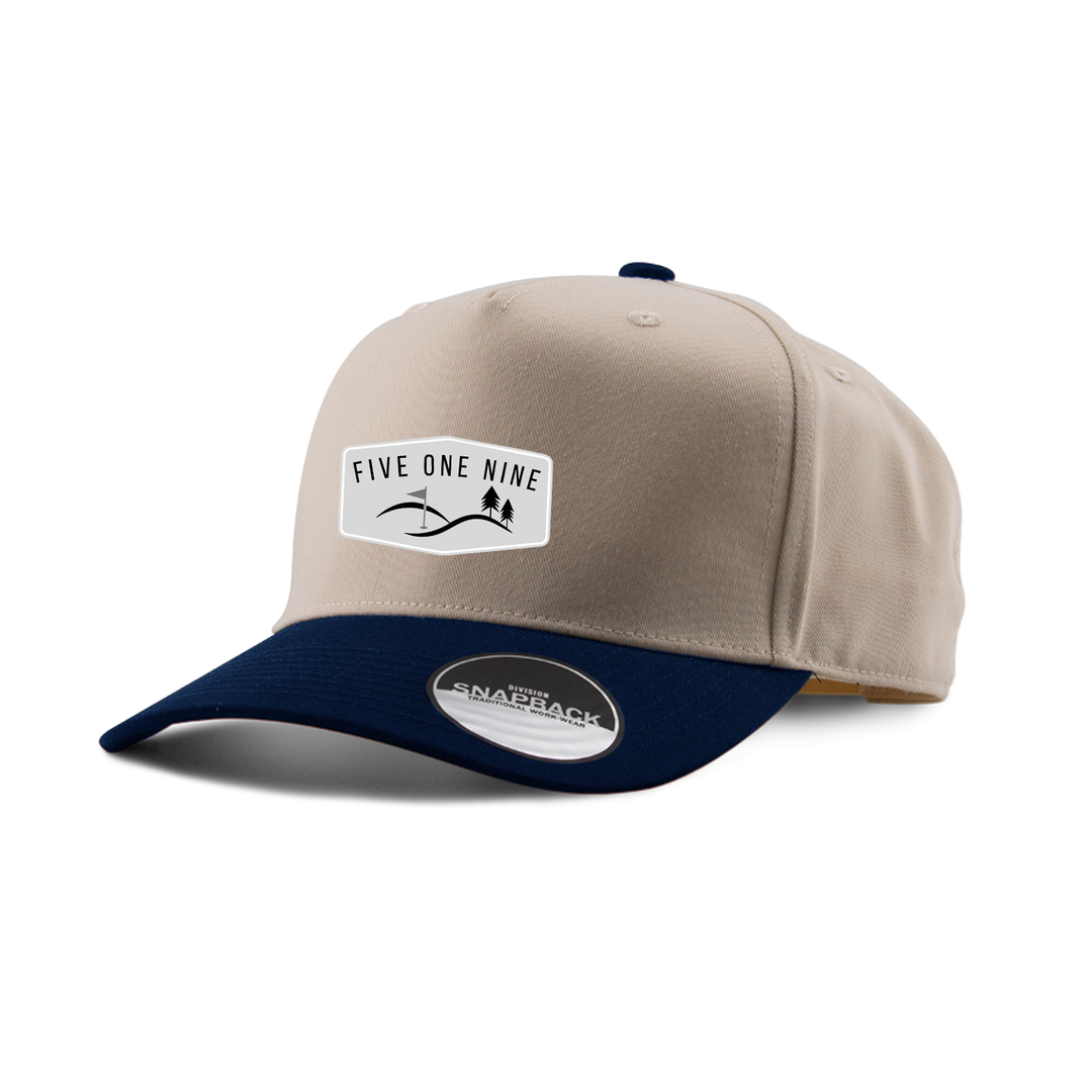 GONE GOLFING TWO-TONED PANEL CAP