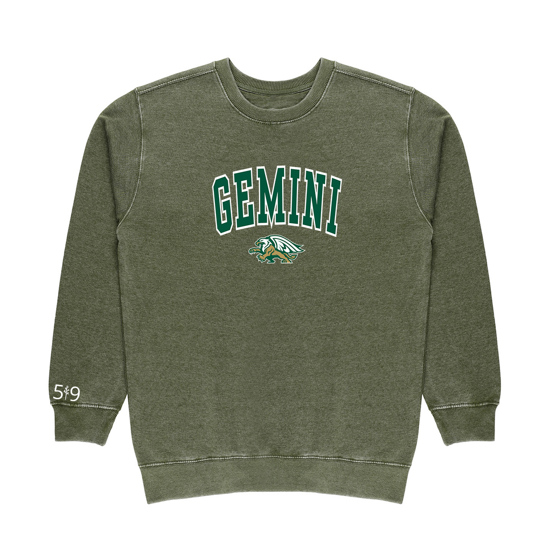 GEMINI VARSITY VINTAGE CREWNECK (UNISEX)