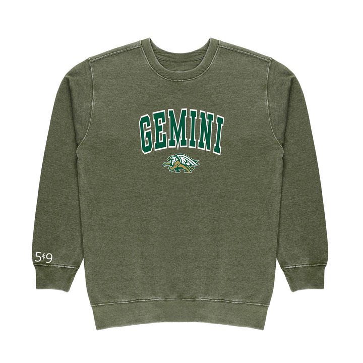 GEMINI VARSITY VINTAGE CREWNECK (UNISEX)