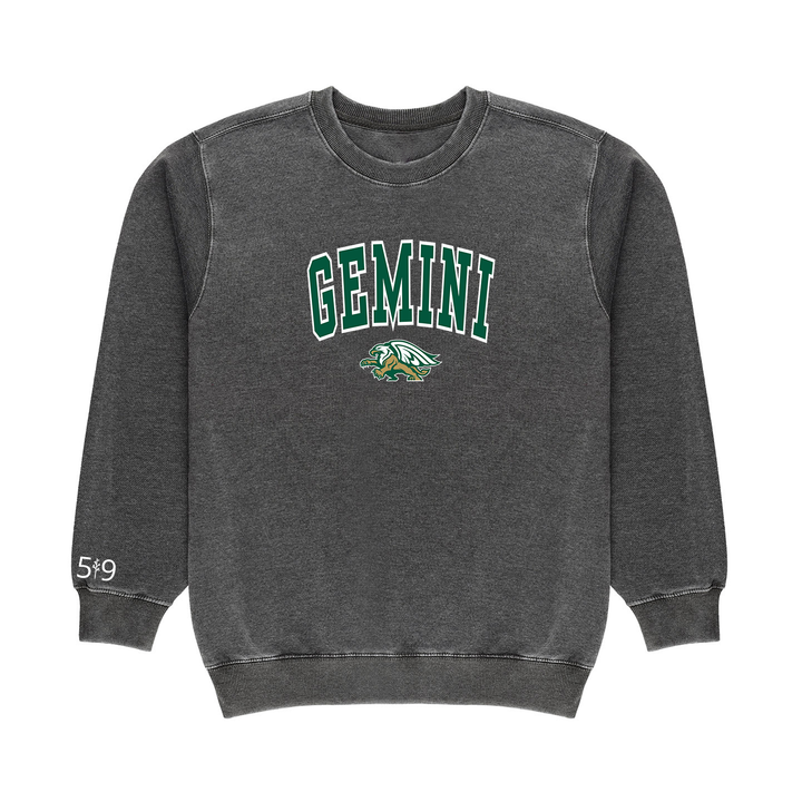 GEMINI VARSITY VINTAGE CREWNECK (UNISEX)