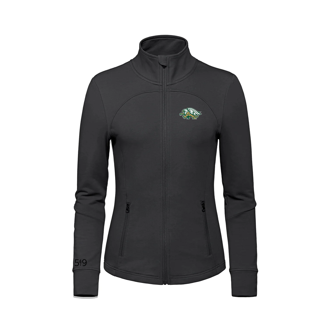 GLENDALE EMBROIDERED FRENCH TERRY ZIP-UP (WOMENS)