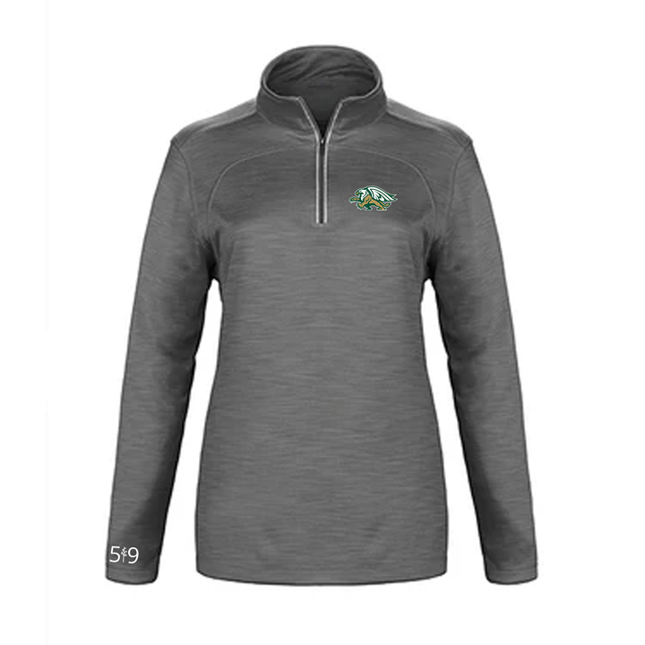 GLENDALE EMBROIDERED PREMIUM ATHLETIC 1/4 ZIP (WOMENS)