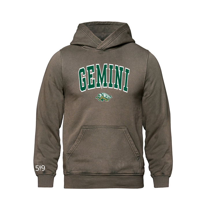 GEMINI VARSITY RETRO HOODIE (UNISEX)