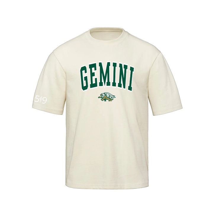 GEMINI VARSITY OVERSIZED TEE (UNISEX)