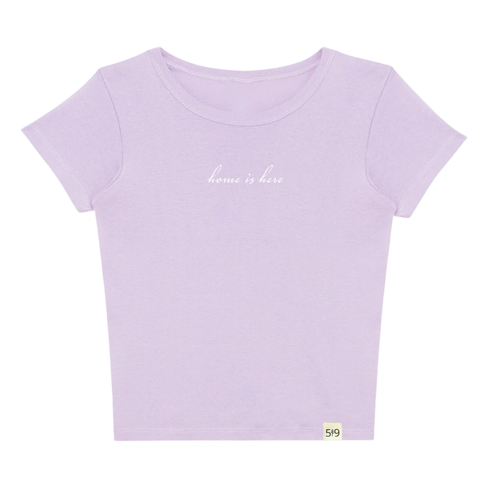 HOME IS HERE BABY TEE (WOMENS)