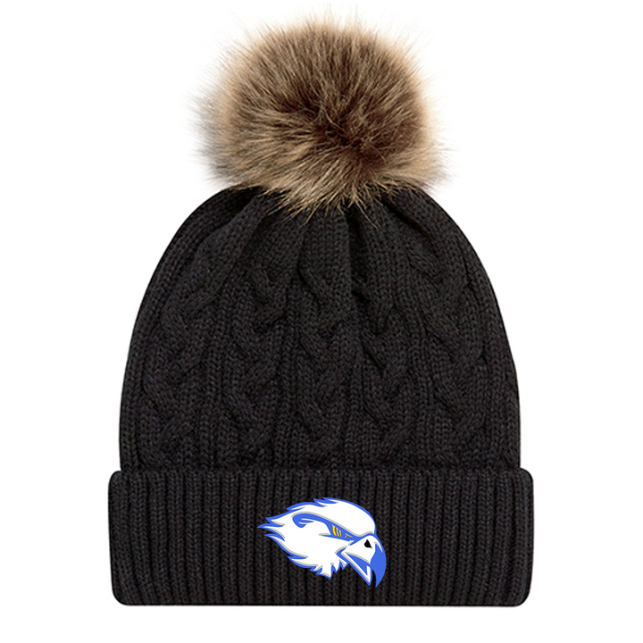 HILLCREST EMBROIDERED FAUX FUR TOQUE