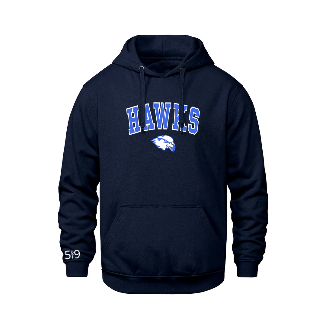 HILLCREST HAWKS VARSITY HOODIE (UNISEX)