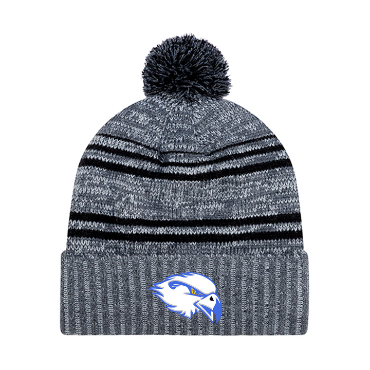 HILLCREST EMBROIDERED POM-POM TOQUE