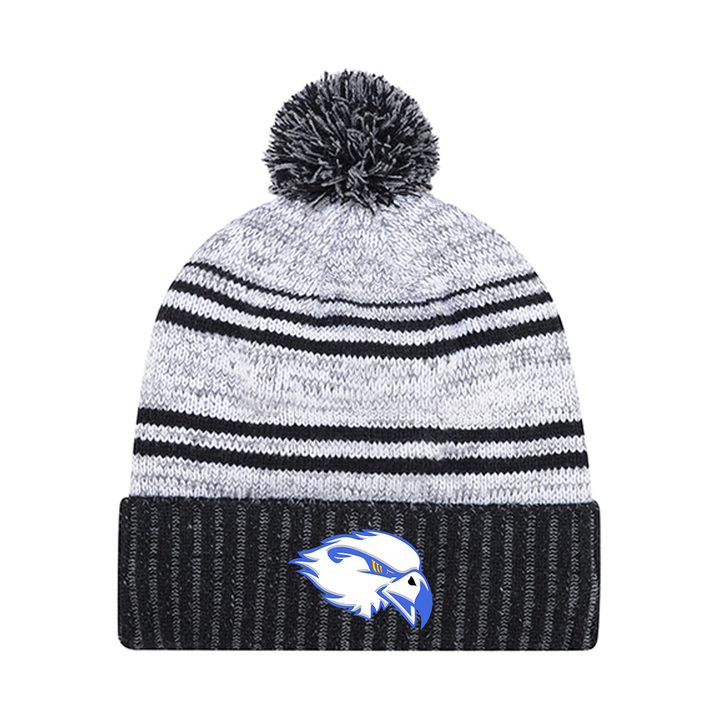 HILLCREST EMBROIDERED POM-POM TOQUE