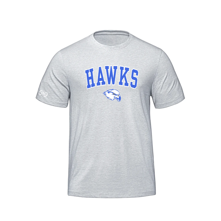 HILLCREST HAWKS VARSITY PREMIUM TEE (MENS)