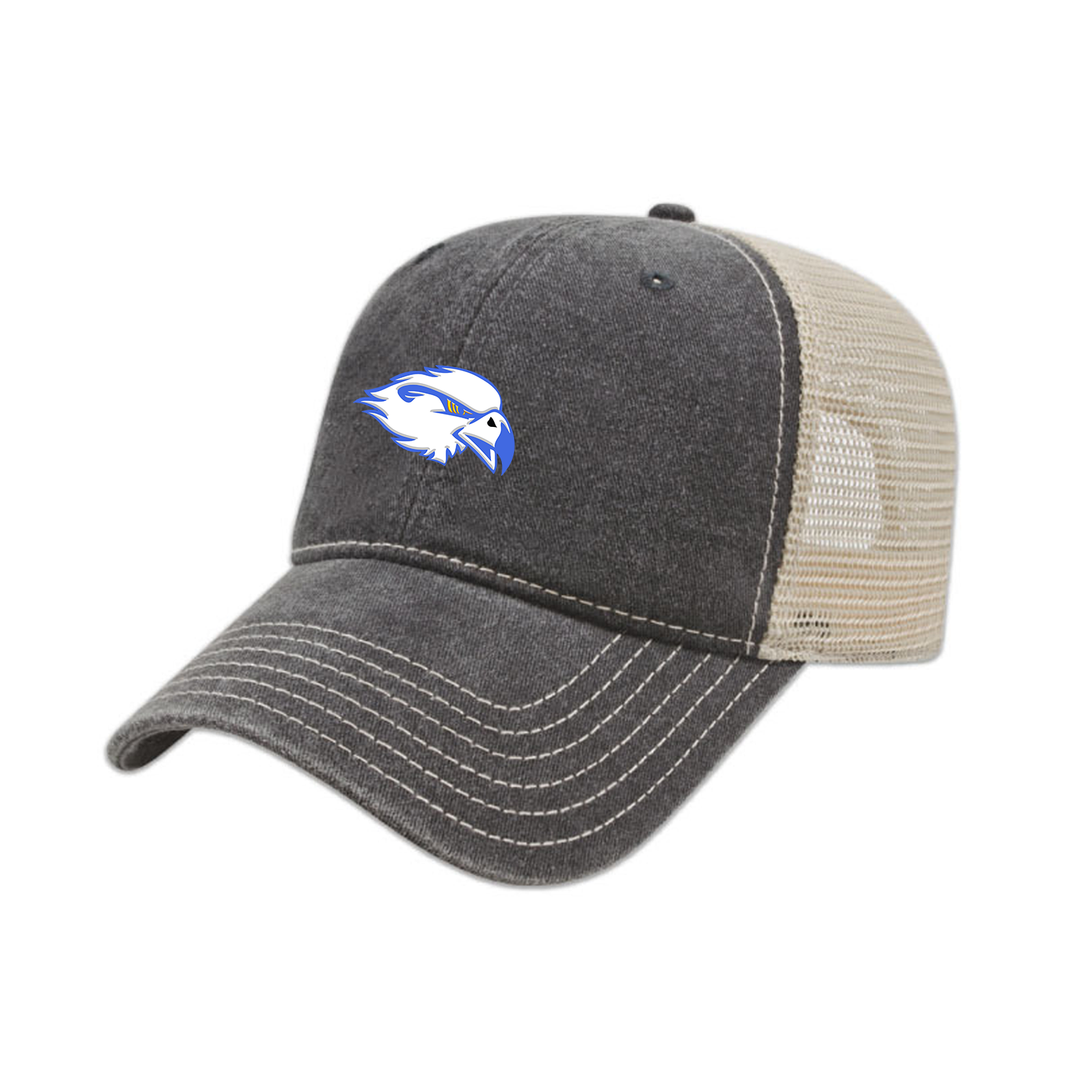 HILLCREST EMBROIDERED VINTAGE TRUCKER CAP