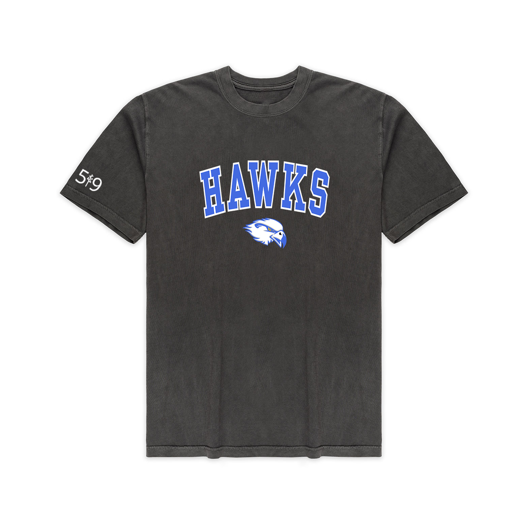 HILLCREST HAWKS VARSITY VINTAGE TEE (UNISEX)