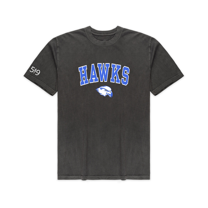 HILLCREST HAWKS VARSITY VINTAGE TEE (UNISEX)