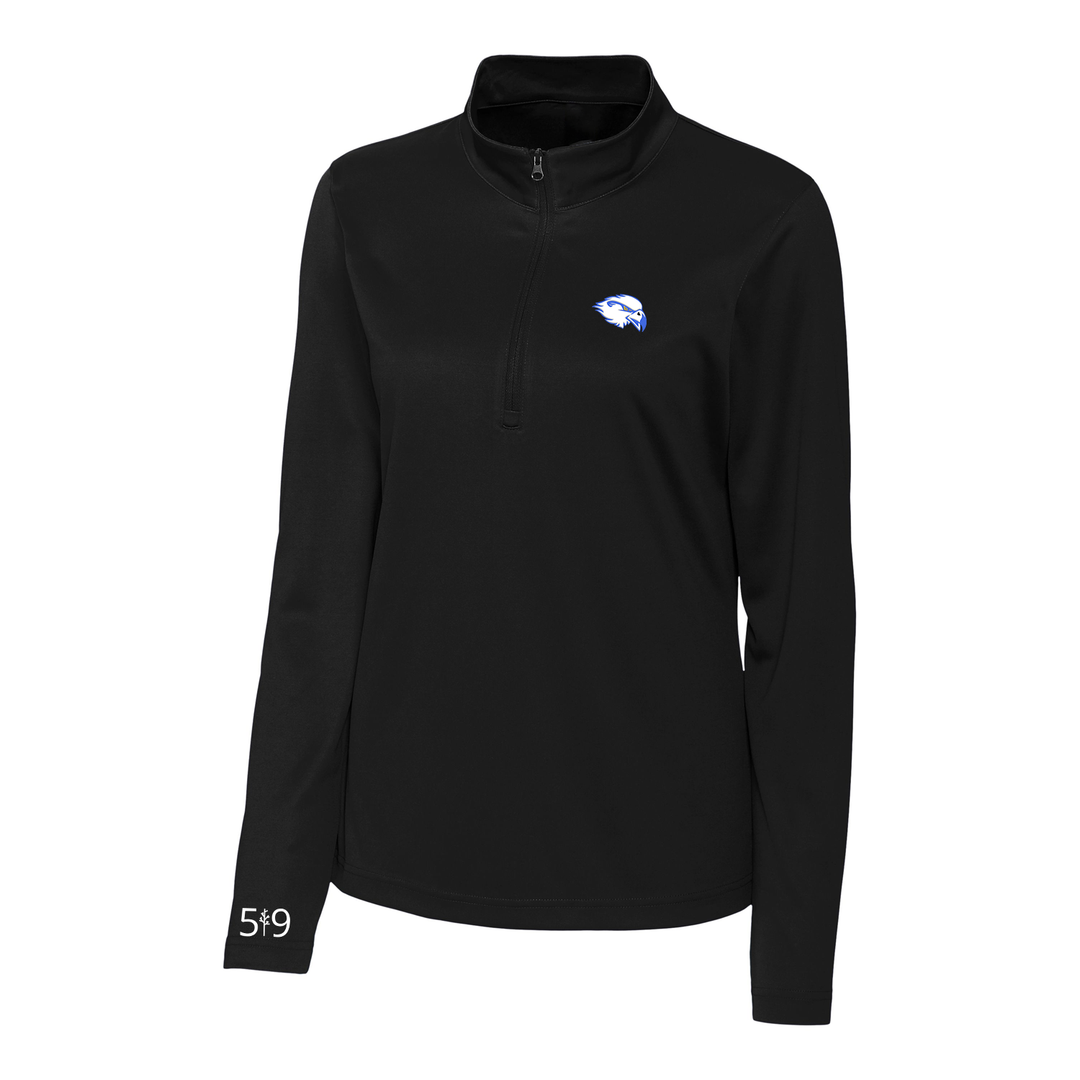 HILLCREST EMBROIDERED ATHLETIC 1/4 ZIP (WOMENS)