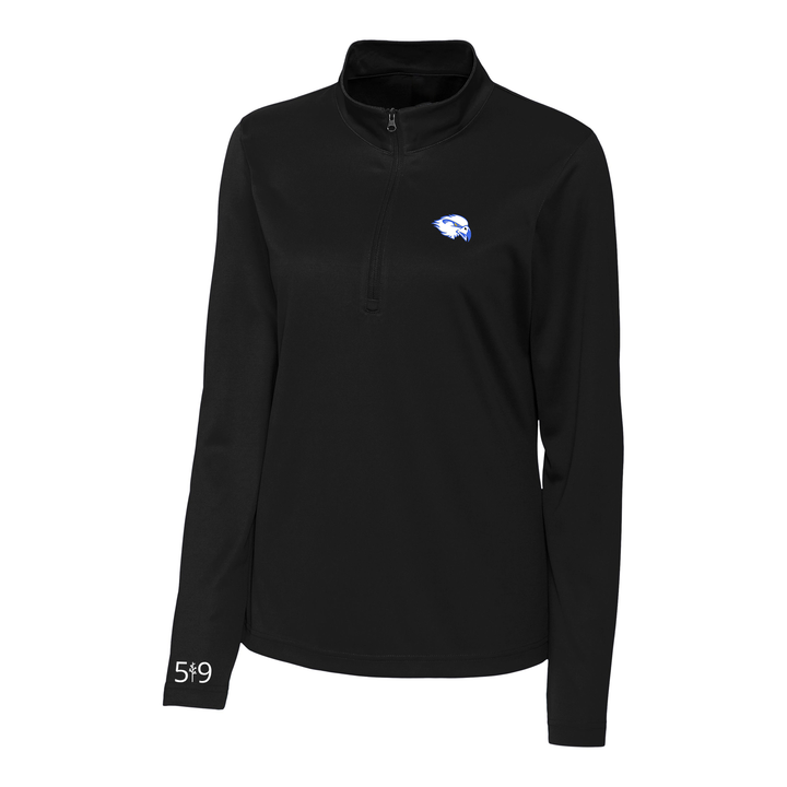 HILLCREST EMBROIDERED ATHLETIC 1/4 ZIP (WOMENS)