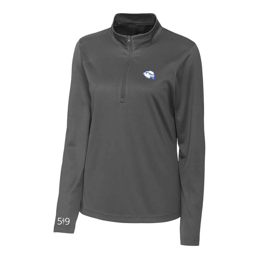 HILLCREST EMBROIDERED ATHLETIC 1/4 ZIP (WOMENS)