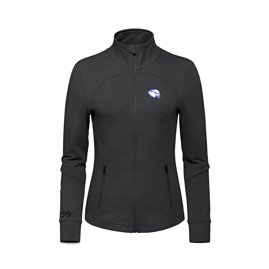 HILLCREST EMBROIDERED FRENCH TERRY ZIP-UP (WOMENS)