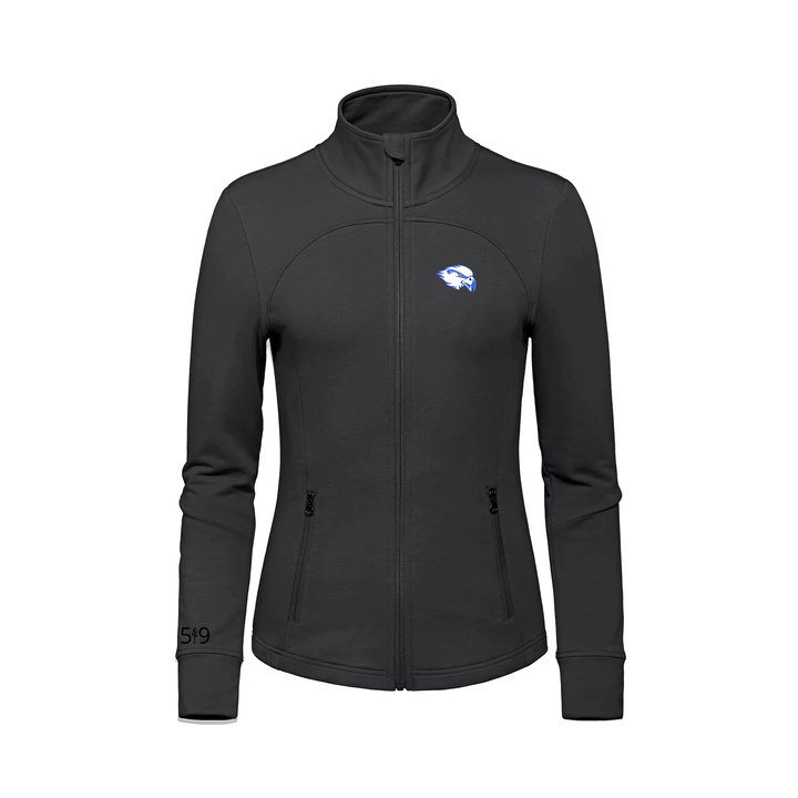 HILLCREST EMBROIDERED FRENCH TERRY ZIP-UP (WOMENS)