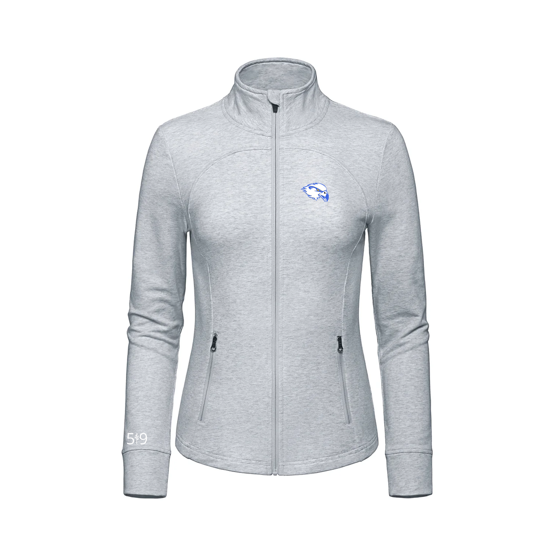 HILLCREST EMBROIDERED FRENCH TERRY ZIP-UP (WOMENS)