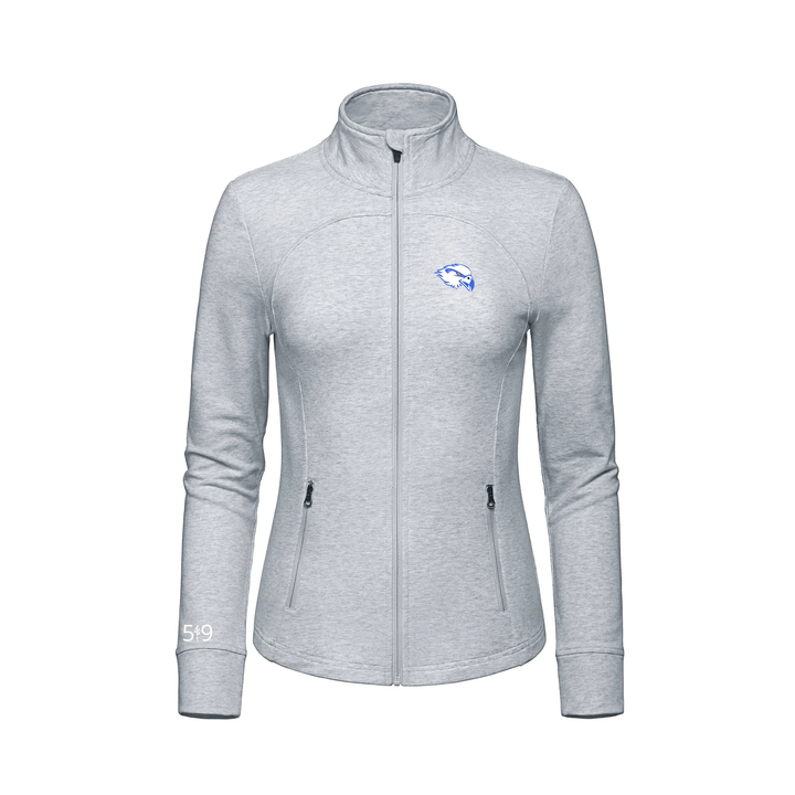 HILLCREST EMBROIDERED FRENCH TERRY ZIP-UP (WOMENS)