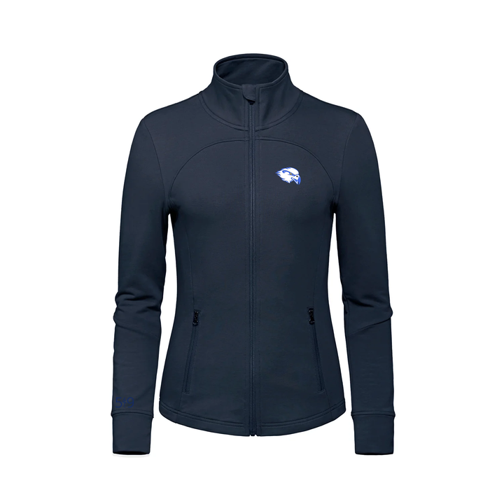 HILLCREST EMBROIDERED FRENCH TERRY ZIP-UP (WOMENS)
