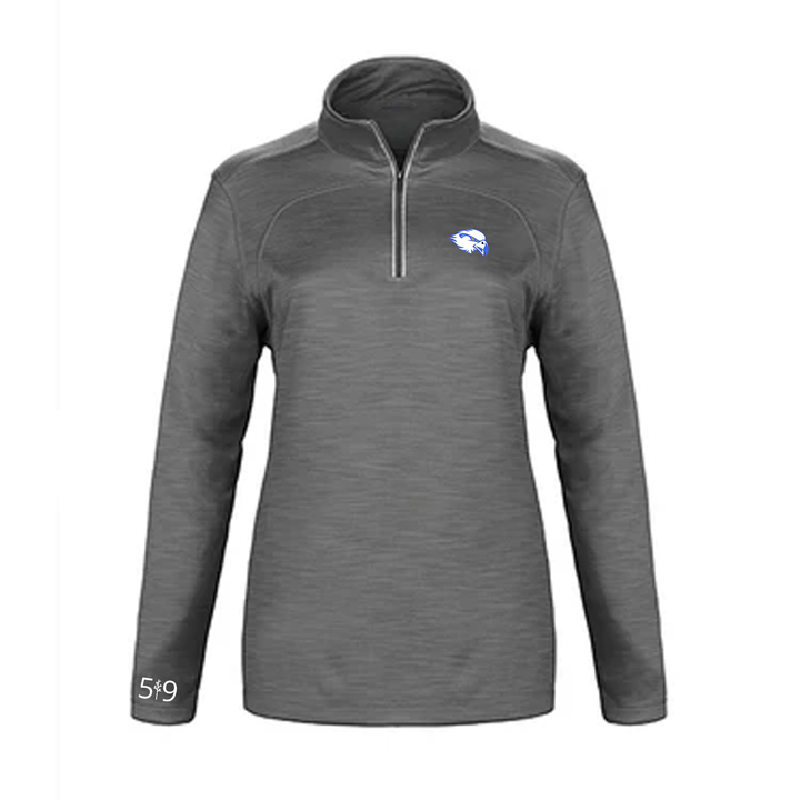 HILLCREST EMBROIDERED PREMIUM ATHLETIC 1/4 ZIP (WOMENS)