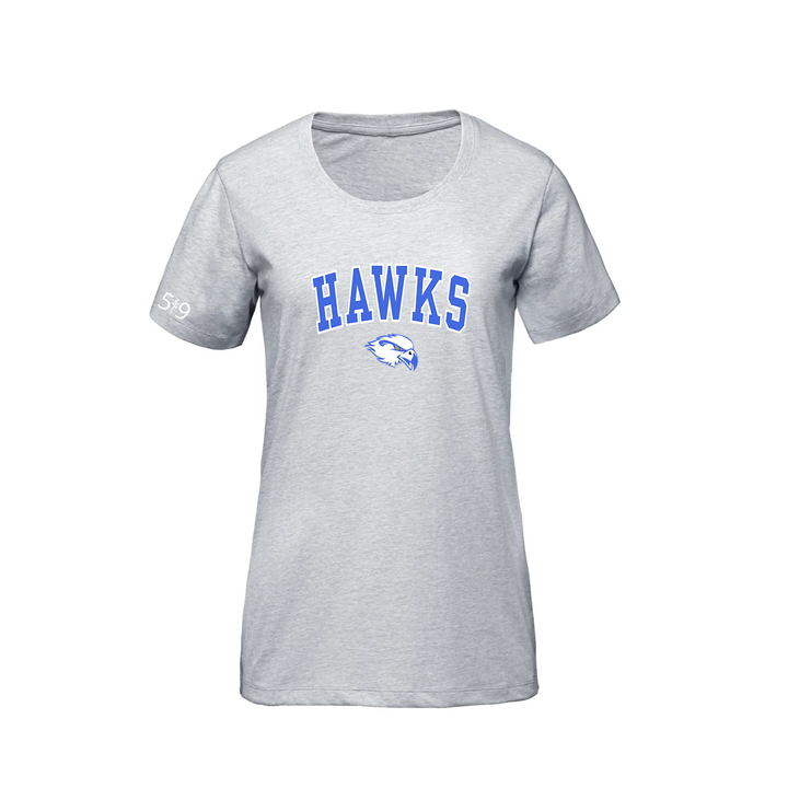 HILLCREST HAWKS VARSITY PREMIUM TEE (WOMENS)