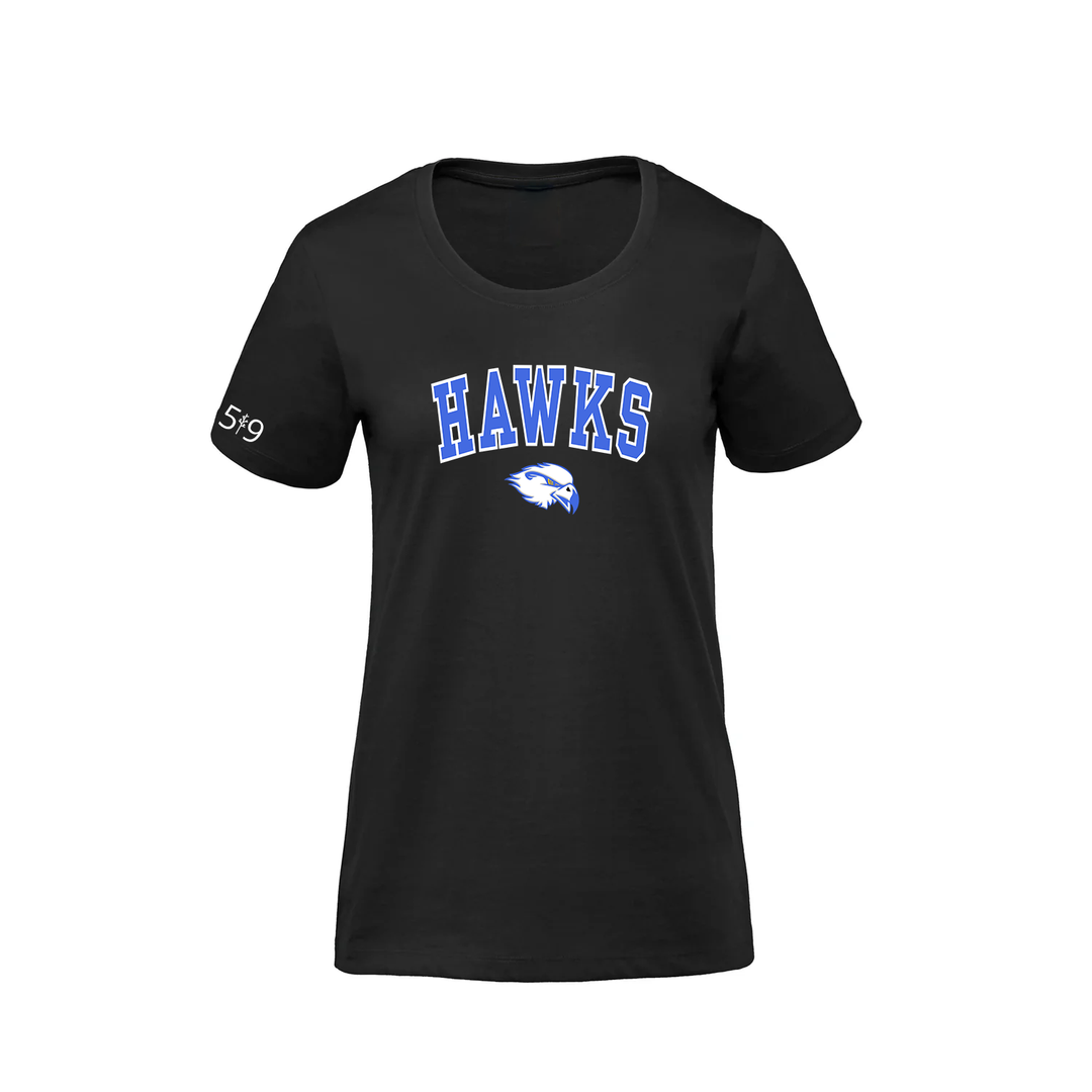 HILLCREST HAWKS VARSITY PREMIUM TEE (WOMENS)