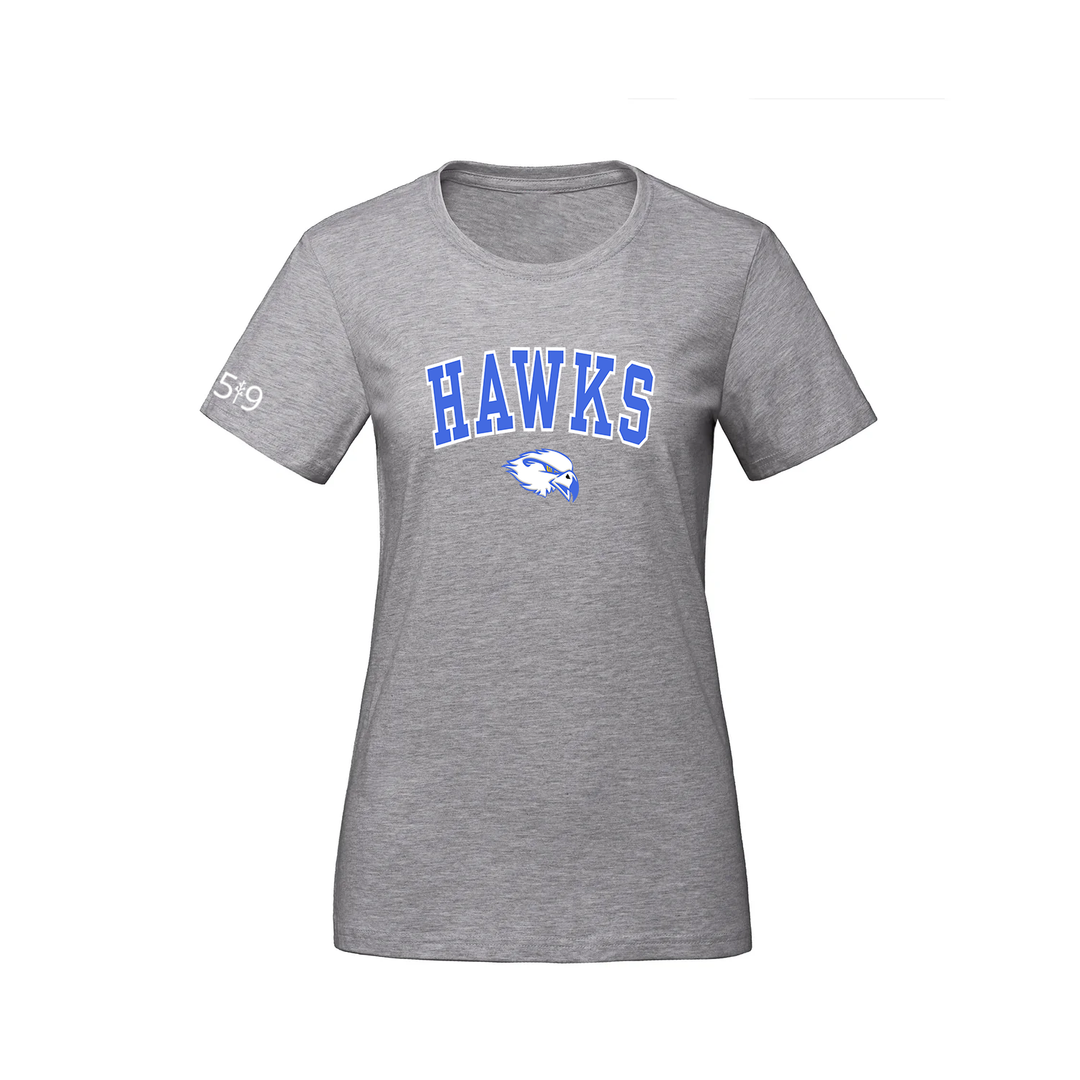 HILLCREST HAWKS VARSITY TEE (WOMENS)