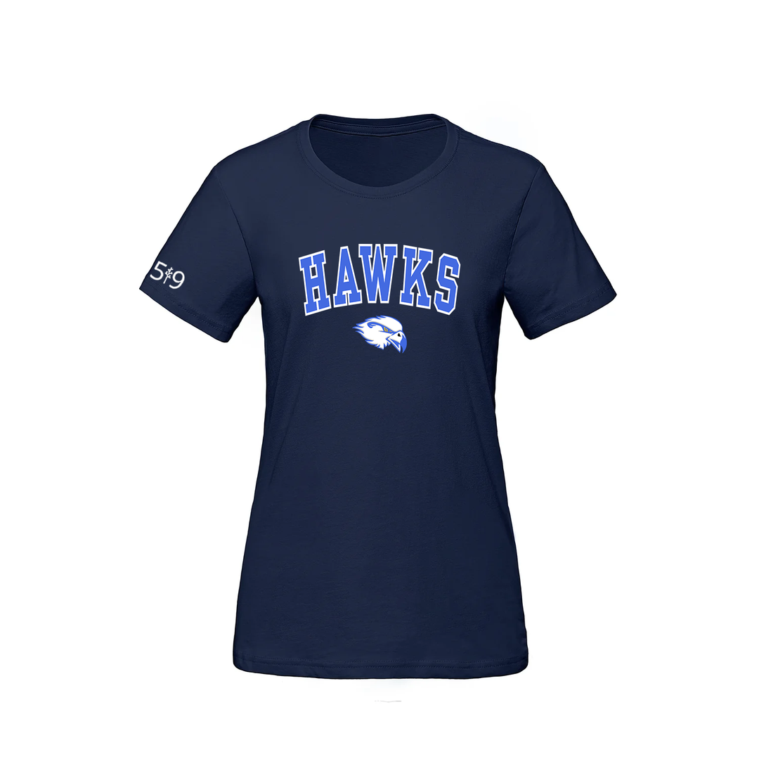 HILLCREST HAWKS VARSITY TEE (WOMENS)
