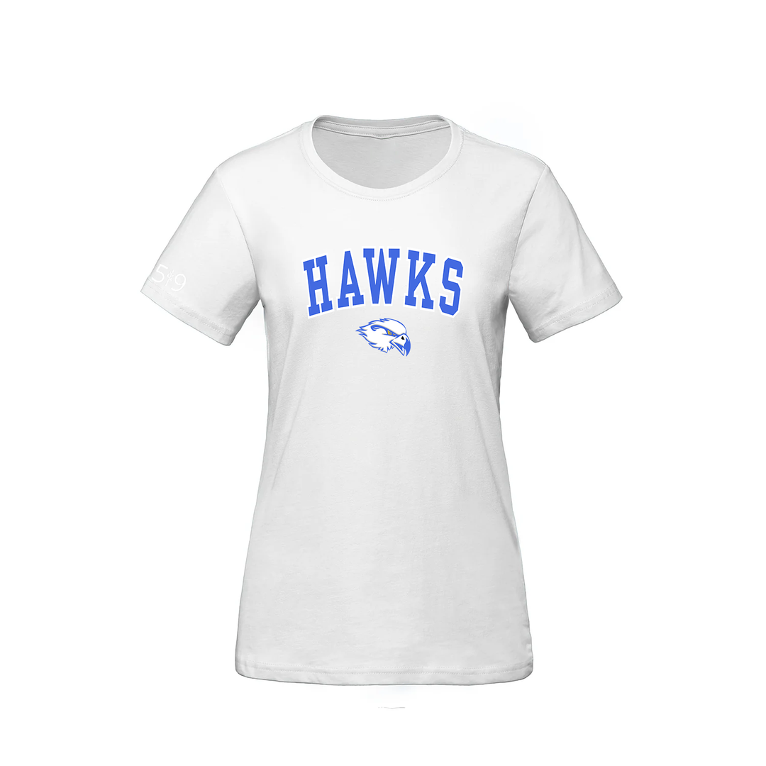 HILLCREST HAWKS VARSITY TEE (WOMENS)