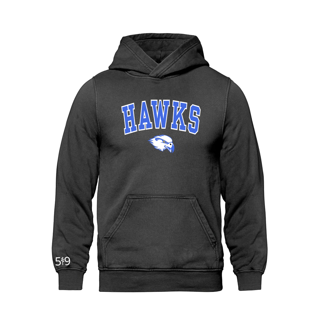 HILLCREST HAWKS VARSITY RETRO HOODIE (UNISEX)