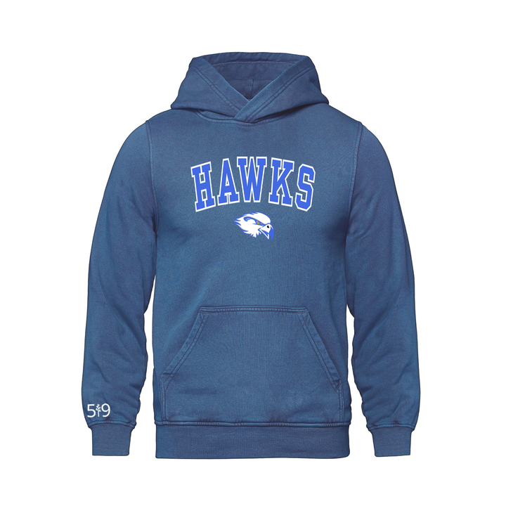 HILLCREST HAWKS VARSITY RETRO HOODIE (UNISEX)