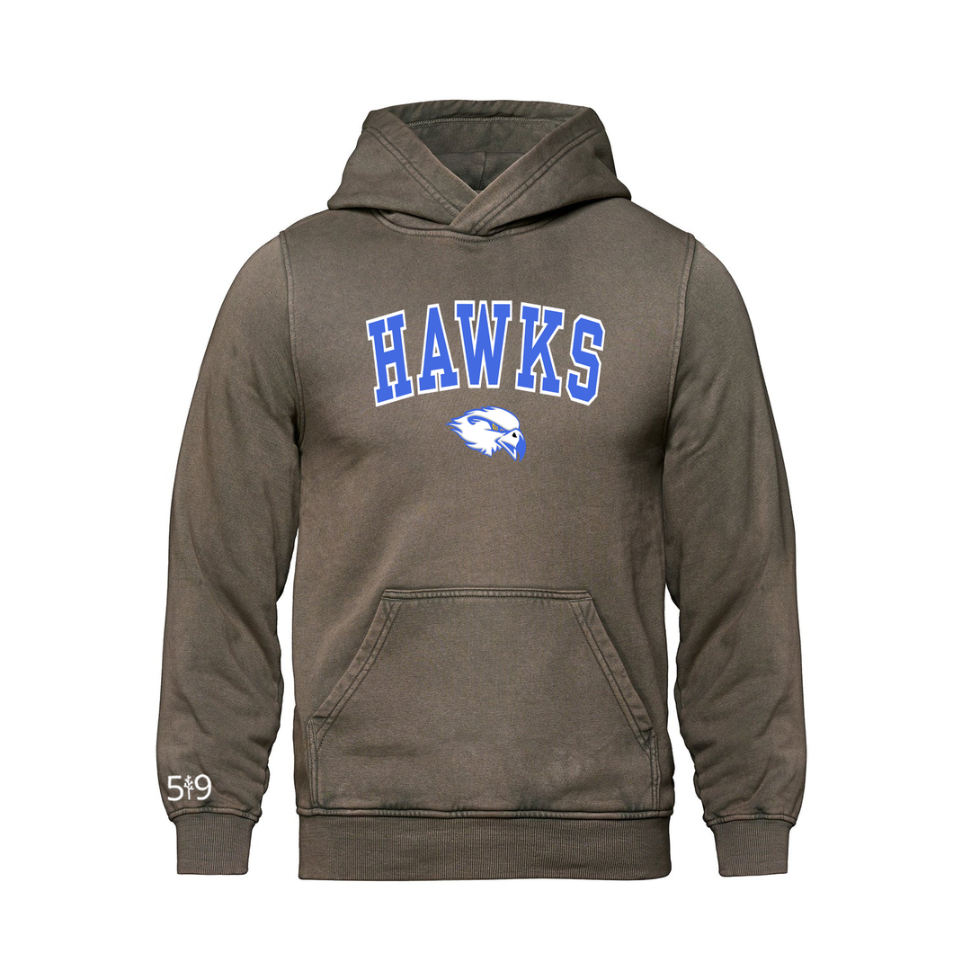HILLCREST HAWKS VARSITY RETRO HOODIE (UNISEX)