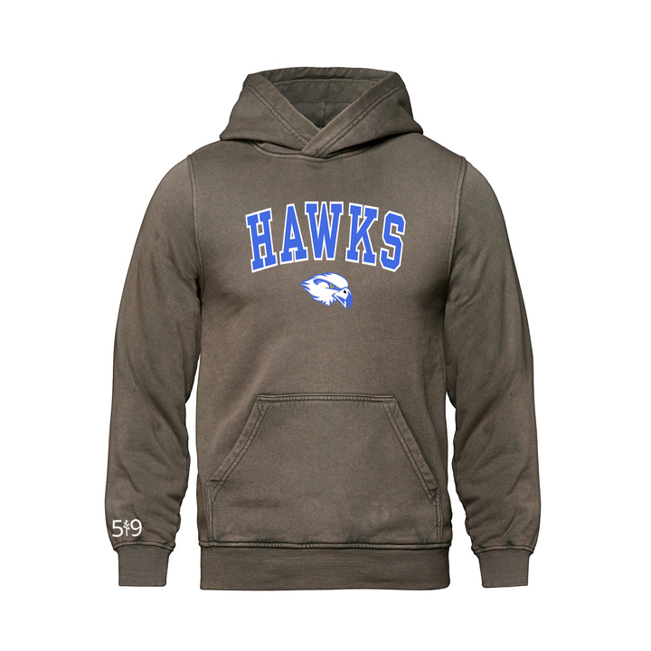 HILLCREST HAWKS VARSITY RETRO HOODIE (UNISEX)