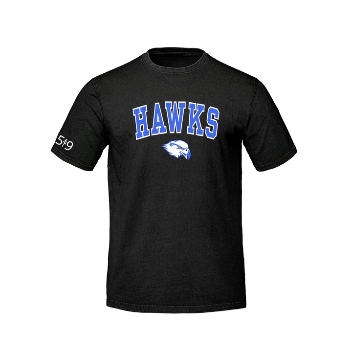 HILLCREST HAWKS VARSITY RETRO TEE (UNISEX)