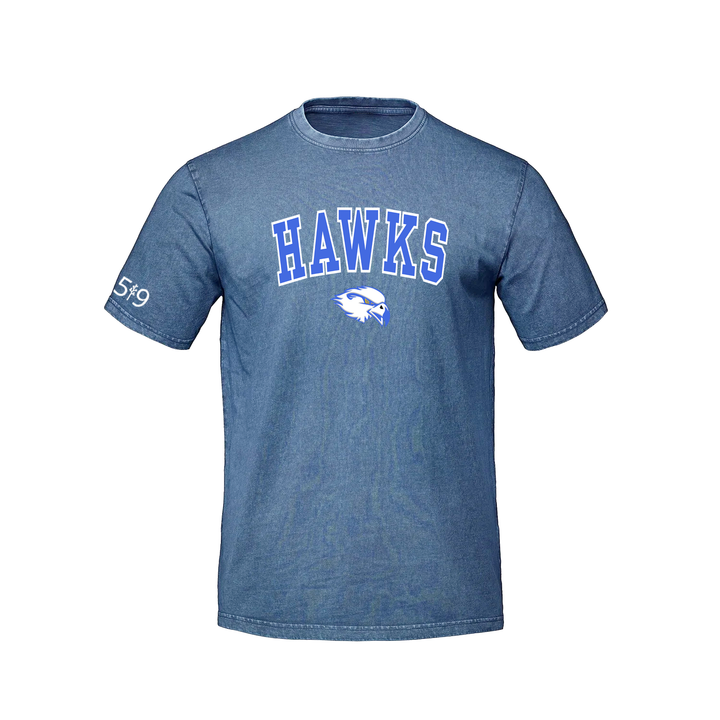 HILLCREST HAWKS VARSITY RETRO TEE (UNISEX)