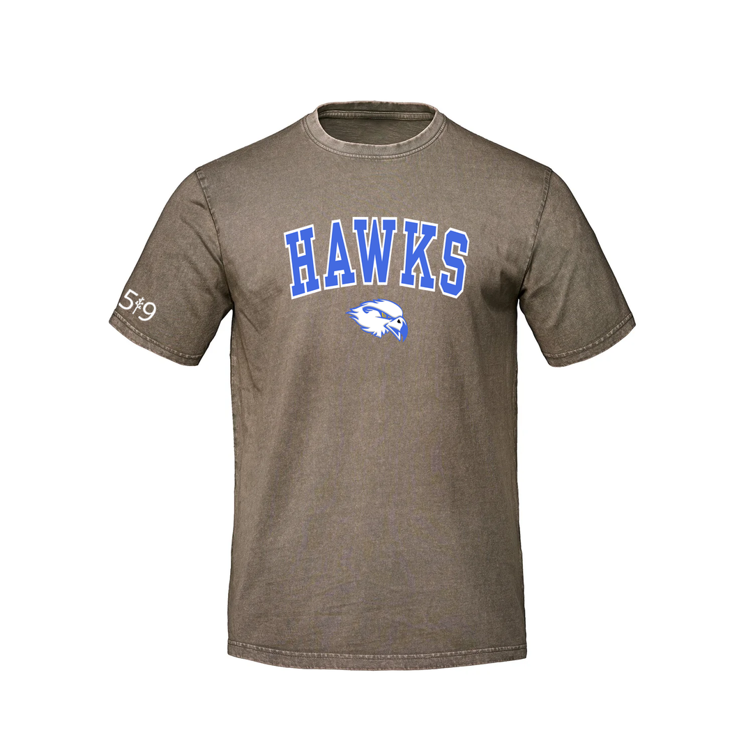 HILLCREST HAWKS VARSITY RETRO TEE (UNISEX)
